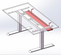 Kabelgoot Euroseats universeel 110cm wit 1 Stuk-1