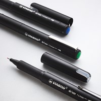 Fineliner STABILO dr!ver fijn zwart 1 Stuk-3