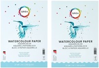 Aquarelblok Qrea A5 20vel 200gr gelijmd 20 Vel-2