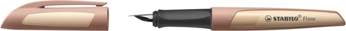 Stylo plume STABILO Flow Medium marron clair blister 1 pièce 1 Stuk-2