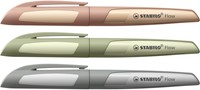 Stylo plume STABILO Flow Medium marron clair blister 1 pièce 1 Stuk-3