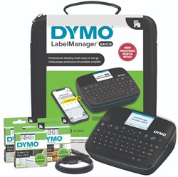 Imprimante étiquette Dymo LabelManager Executive 640CB portable azerty 24mm noir coffret 1 Stuk