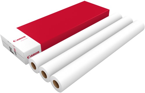 Inkjetpapier Canon 914mmx50m 90gr standaard 3 rol 3 Rol