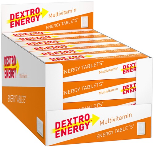 Tablette énergétique Dextro Energy multivitamine 50g 14 Stuk