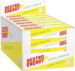 Tablette énergétique Dextro Energy citron 50g 14 Stuk