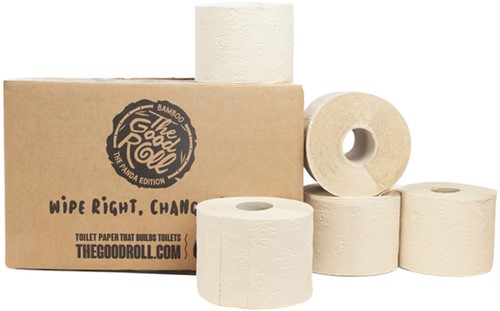 Toiletpapier TGR Panda Edition Naked 3laags 250vel 27 Rol