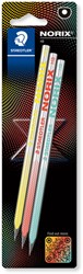 Crayon Staedtler Norix HB blister 3 pièces 3 Stuk