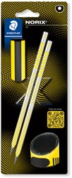 Crayon Staedtler Norix HB blister 2 pièces jaune-noir 2 Stuk