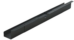 Kabelgoot BRASQ verstelbaar 75-150cm CT100 zwart 1 Stuk
