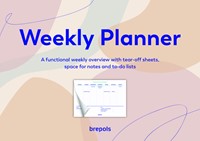 Planner Brepols Weekly planner A4 7d/1p 1 Stuk