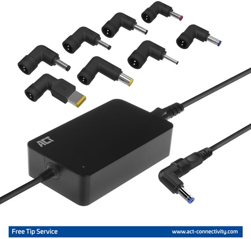 Chargeur ordinateur portable ACT Compact universel 65W 1 Stuk-3