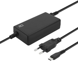 Chargeur ordinateur portable ACT USB-C Power Delivery 65W 3m 1 Stuk