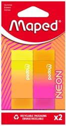Gomme Maped Neon set 2 pièces assorti 2 Stuk