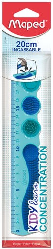 Règle Maped Kidy Learn Concentration 20cm bleu 1 Stuk