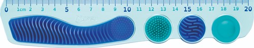 Règle Maped Kidy Learn Concentration 20cm bleu 1 Stuk-2