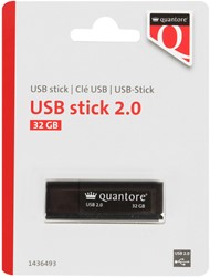 Clé USB 2.0 Quantore USB-A 32Go noir 1 Stuk