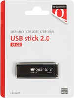 Clé USB 2.0 Quantore USB-A 64Go noir 1 Stuk