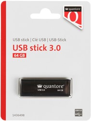 Clé USB 3.0 Quantore USB-A 64Go noir 1 Stuk
