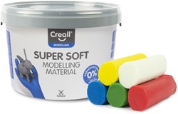 Klei Creall supersoft rd/blgn/gl/wt 1750gram 1750 Gram
