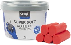 Pâte à modeler Creall Super Soft rouge 1750g 1750 Gram