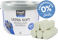 Pâte à modeler Creall Play-it Ultra Soft blanc 1100g 1100 Gram-2