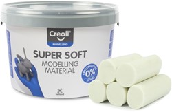 Pâte à modeler Creall Super Soft blanc 1750g 1750 Gram
