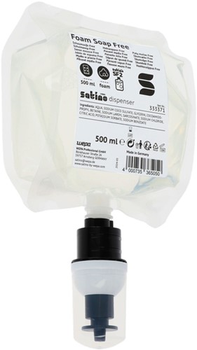 Handzeep Satino SF2 Free schuim 500ml 333371 500 Milliliter