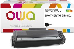 Toner OWA Brother TN-2510XL zwart HC 1 Stuk