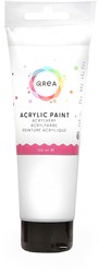 Peinture acrylique Qrea 120ml blanc 1 Tube