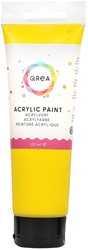 Peinture acrylique Qrea 120ml jaune primaire 1 Tube