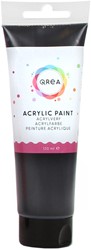 Peinture acrylique Qrea 120ml noir 1 Tube