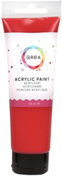 Peinture acrylique Qrea 120ml vermillon 1 Tube