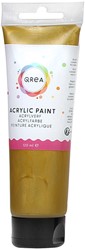 Peinture acrylique Qrea 120ml or 1 Tube