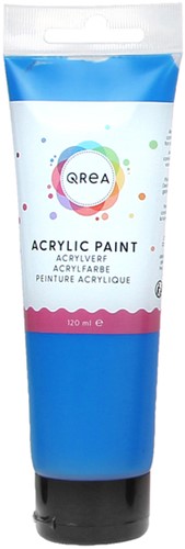 Peinture acrylique Qrea 120ml bleu primaire 1 Tube