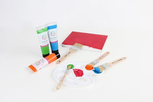Peinture acrylique Qrea 120ml bleu primaire 1 Tube-2