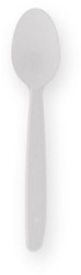 Cuillère à café IEZZY réutilisable PP 130mm blanc 50 pièces 50 Stuk