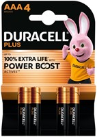 Pile Duracell Plus PowerBoost 4x AAA 4 Stuk