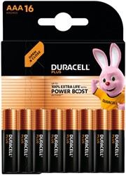 Pile Duracell Plus PowerBoost 16x AAA 16 Stuk