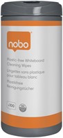 Lingette nettoyante tableau blanc Nobo sans plastique 100 pièces 100 Stuk