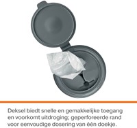 Lingette nettoyante tableau blanc Nobo sans plastique 100 pièces 100 Stuk-3