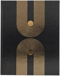 Livre d'or Exacompat Graphik 270x220mm uni noir 1 Stuk