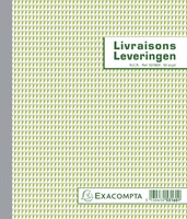 Carnet Livraisons Exacompta 21x18cm 50 feuilles autocopiantes NL-FR 1 Stuk