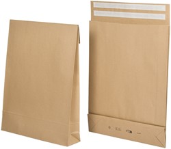 Enveloppe E-Commerce IEZZY 250x350x50+96mm avec fermeture retour brun 250 pièces 250 Stuk