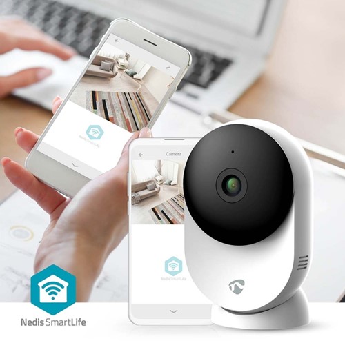 Caméra de sécurité Nedis Smartlife Wifi Intérieur 3MP Full HD 1296p blanc 1 Stuk-3