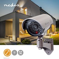 Caméra de sécurité factice Nedis extérieur gris 1 Stuk-1