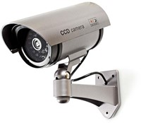 Caméra de sécurité factice Nedis extérieur gris 1 Stuk-3