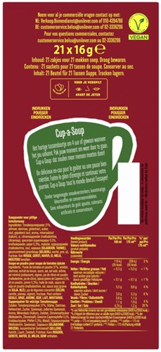Cup-a-Soup Unox Tomates spicy 21x 175ml 21 Zak-1