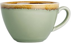 Tasse cappuccino Olympia Kiln 340ml vert mousse 6 pièces 6 Stuk