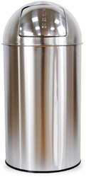 Afvalbak BRASQ Push Bin PB230+ 30 liter rvs 1 Stuk