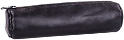Trousse ronde Oxford 22x6cm cuir noir 1 Stuk